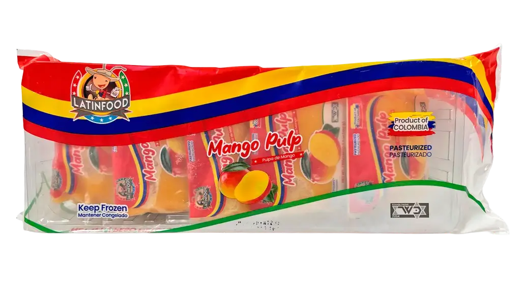 Frozen Mango Pulp 5 Bandejas x 10 Cojines