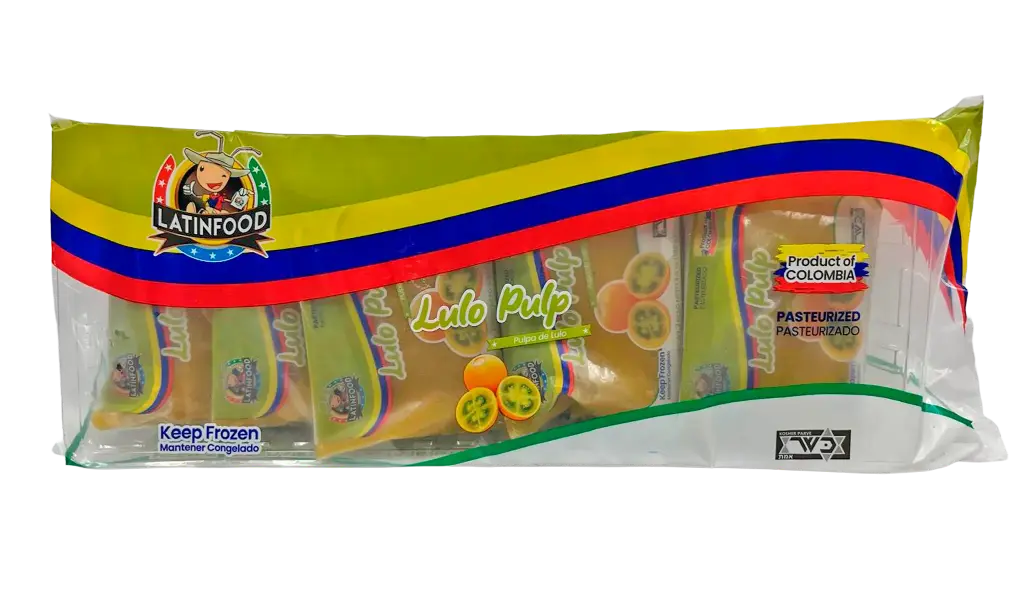 Frozen Lulo/Naranjilla Pulp 5 Bandejas x 10 Cojines