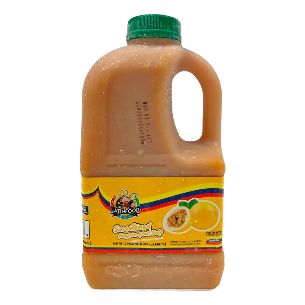 Frozen Passion Fruit/Maracuya Pulp 32oz - Garrafa