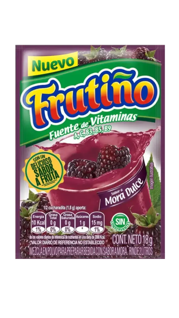 Frutiño refresco de mora