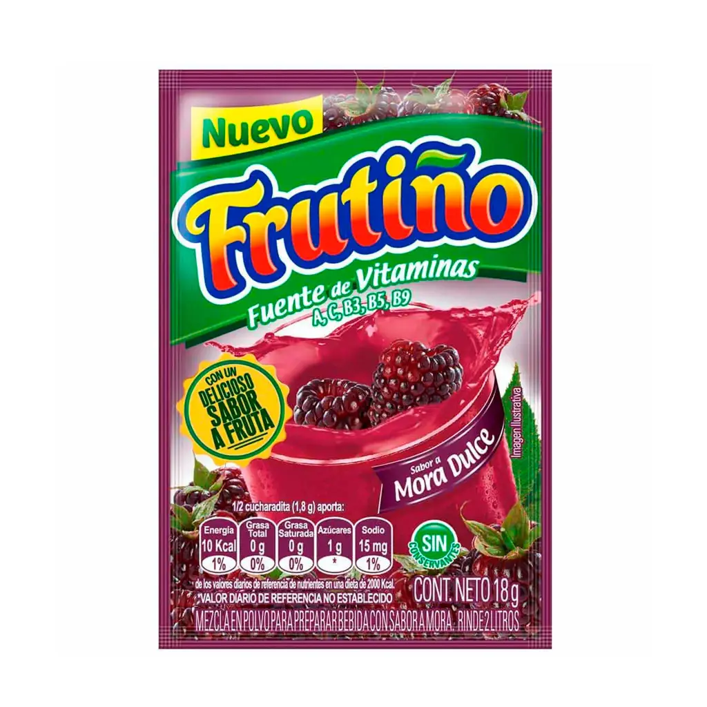Frutiño refresco de mora