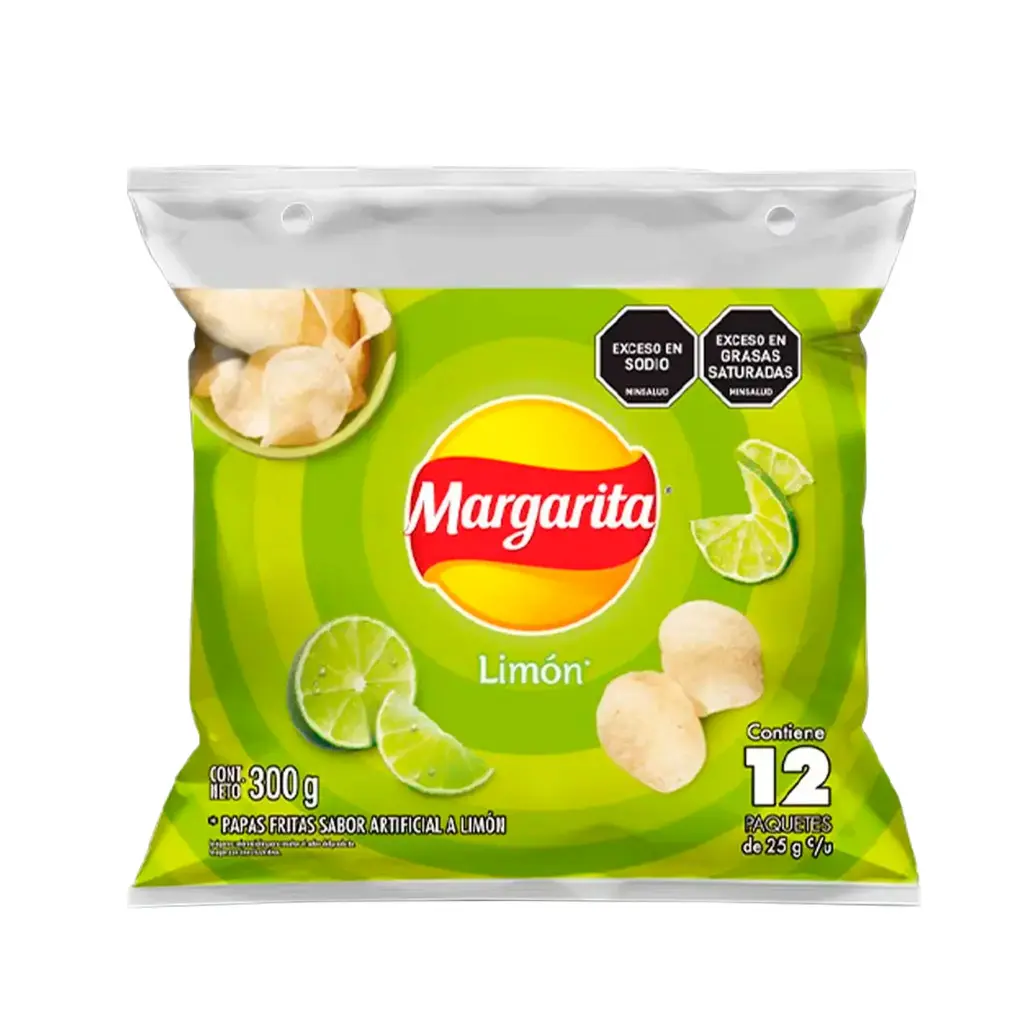 Potato chips - Margarita - Lemo- Display