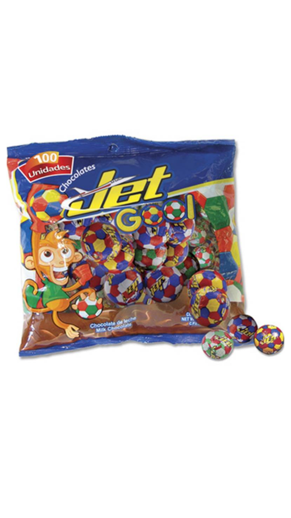 Chocolatinas Jumbo gool balones