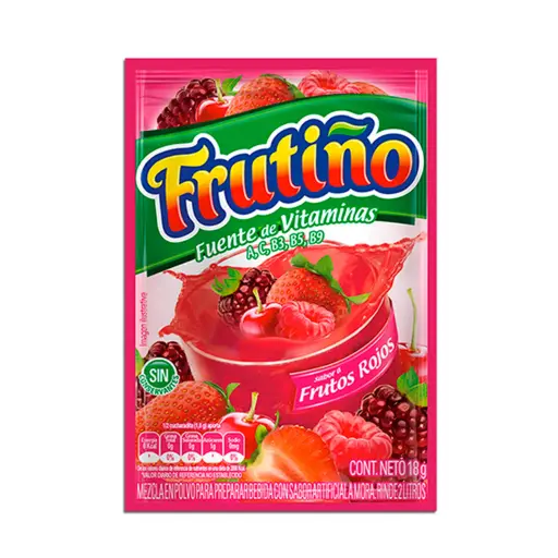 [FRT09] Frutiño de Frutos rojos x 20 Sachets